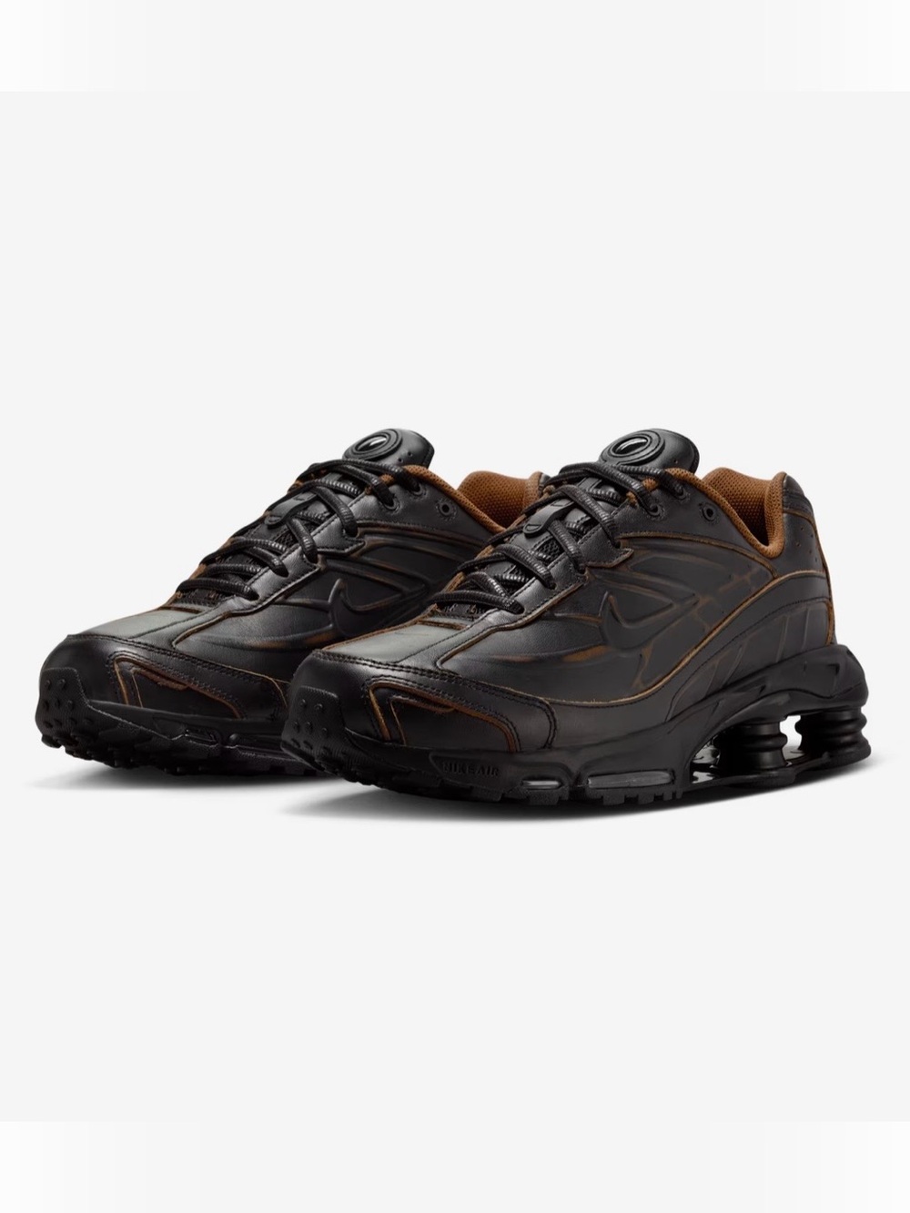 Nike Shox Ride 2 Premium Sneakers coated in brown